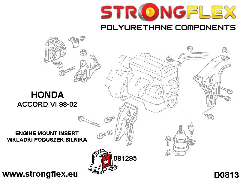 Engine front mount inserts SPORT