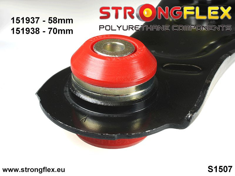 Front lower arm - rear bush 58mm SPORT