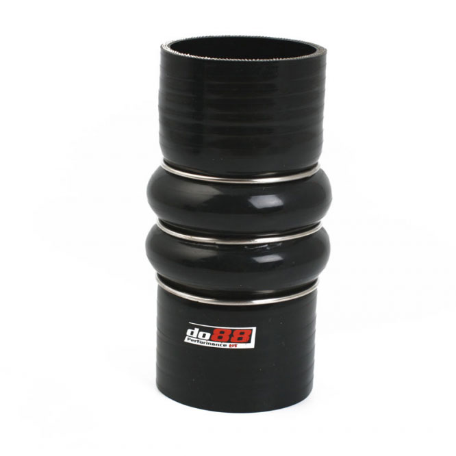 Silicone hose Black Flex Connection 2-Humps 2,25'' (57mm)