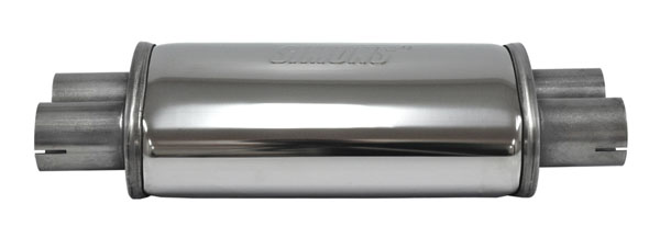 Muffler duo 2,5 inch