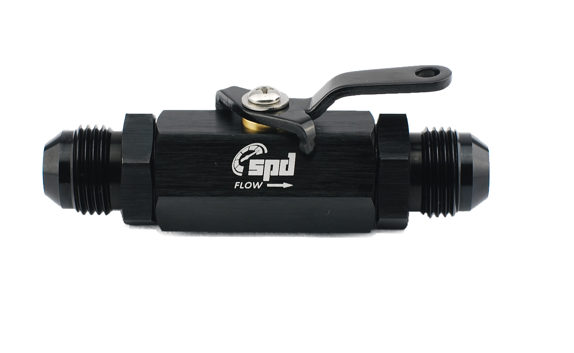 Shut-off valve AN4 black