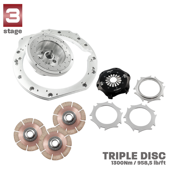 PMC RACE STAGE 3 Mercedes-Benz M113 - BMW M57N HGU HGK / N54 - 184mm / 7.25"