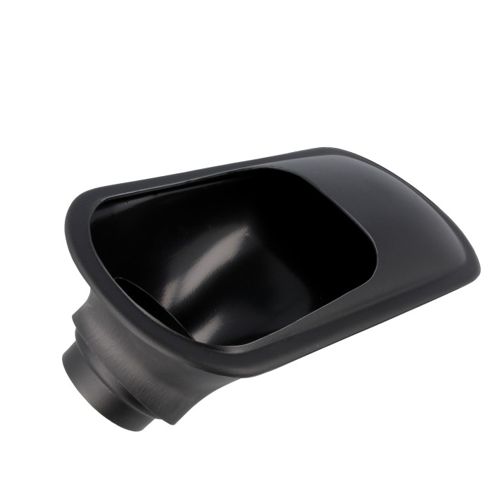 Inlet 63+76mm Black