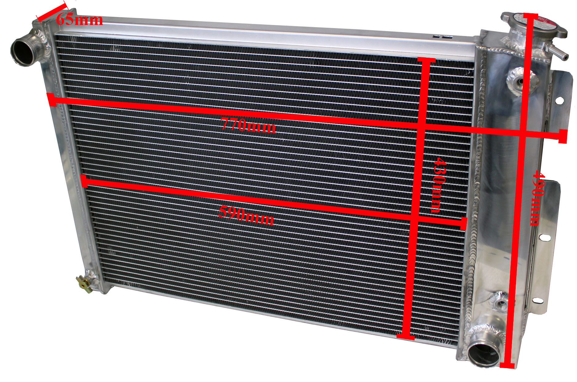 Radiator Camaro, Firebird BB 67-69