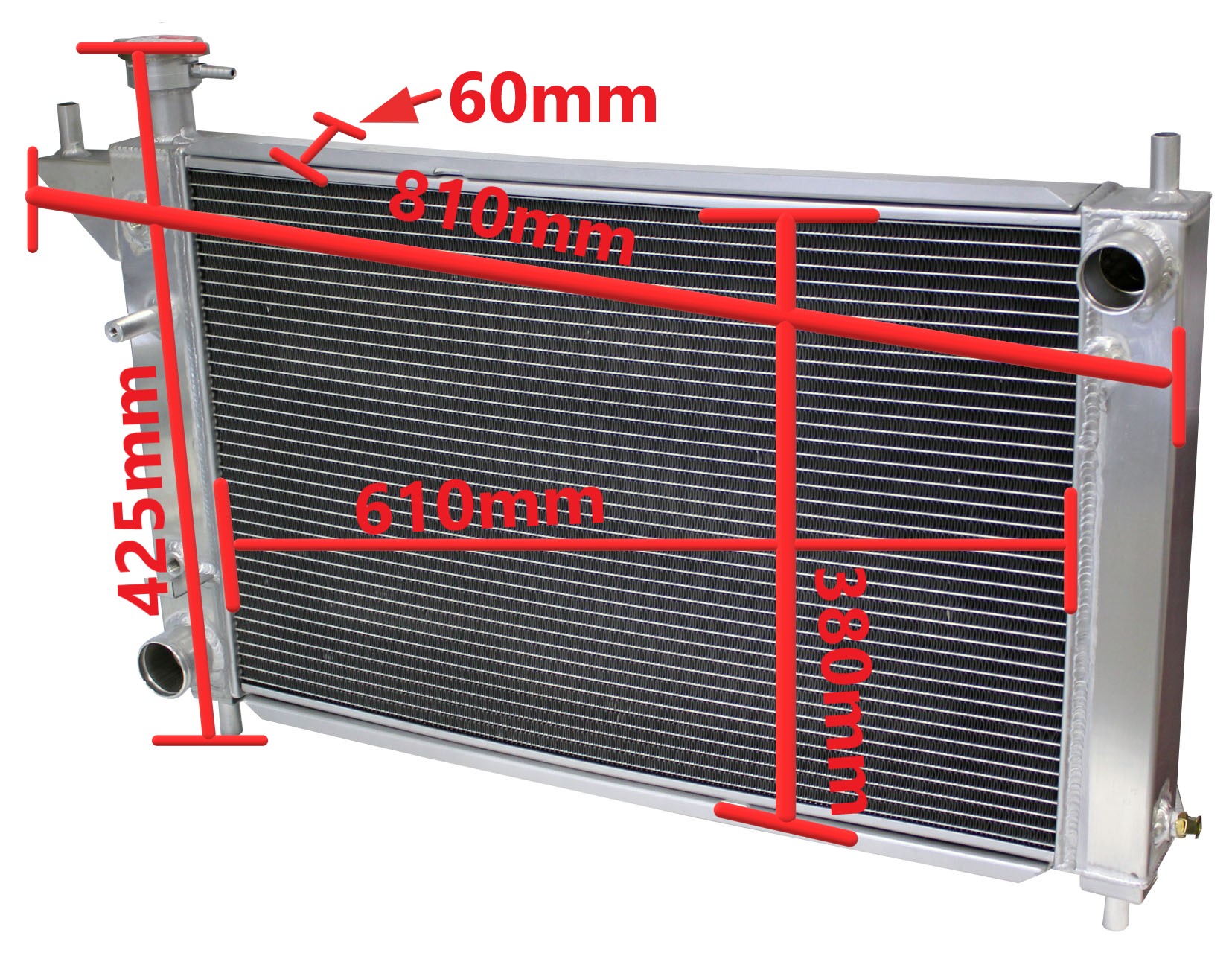 Radiator Ford Mustang V8 94-96