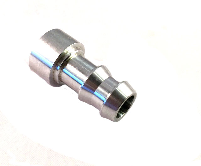 Welding connection barb aluminum 12,5mm