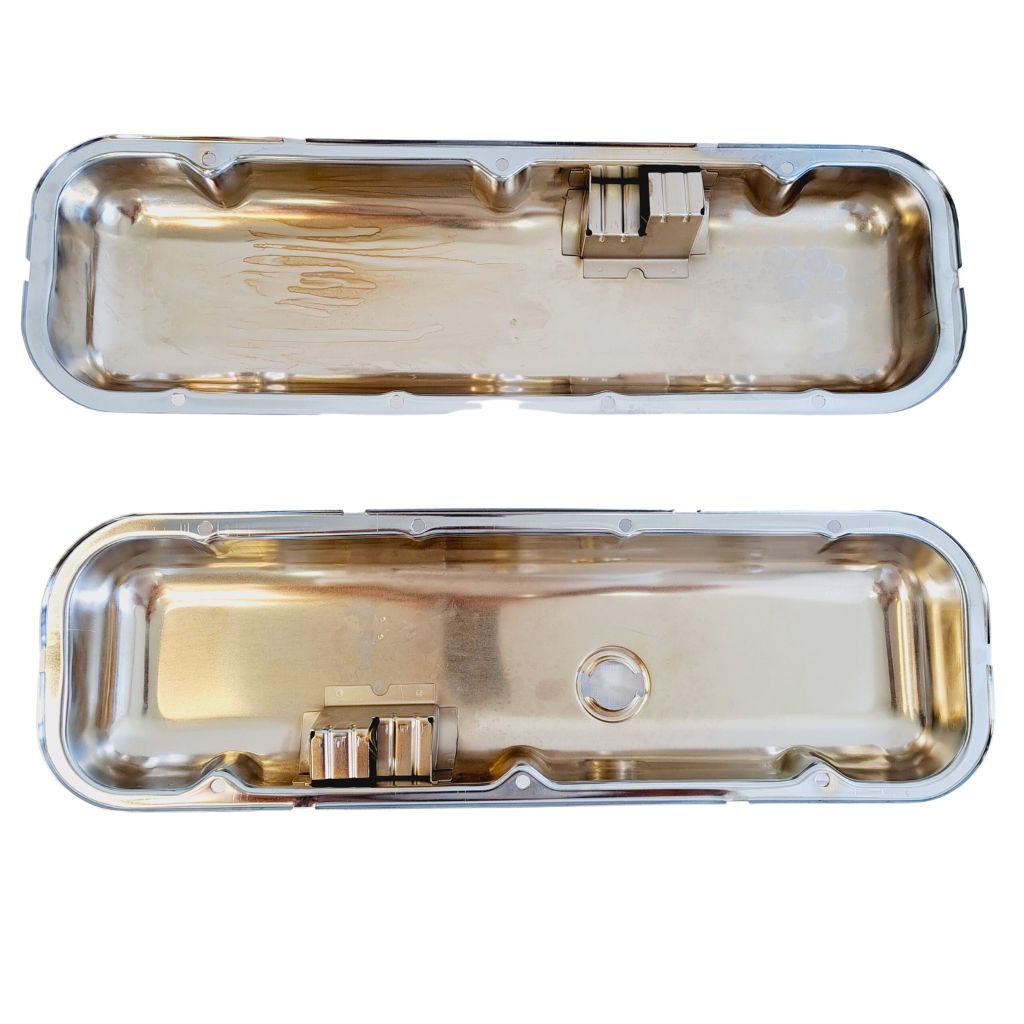 Valve covers Big Block Chevy BBC 65-00 Chrome