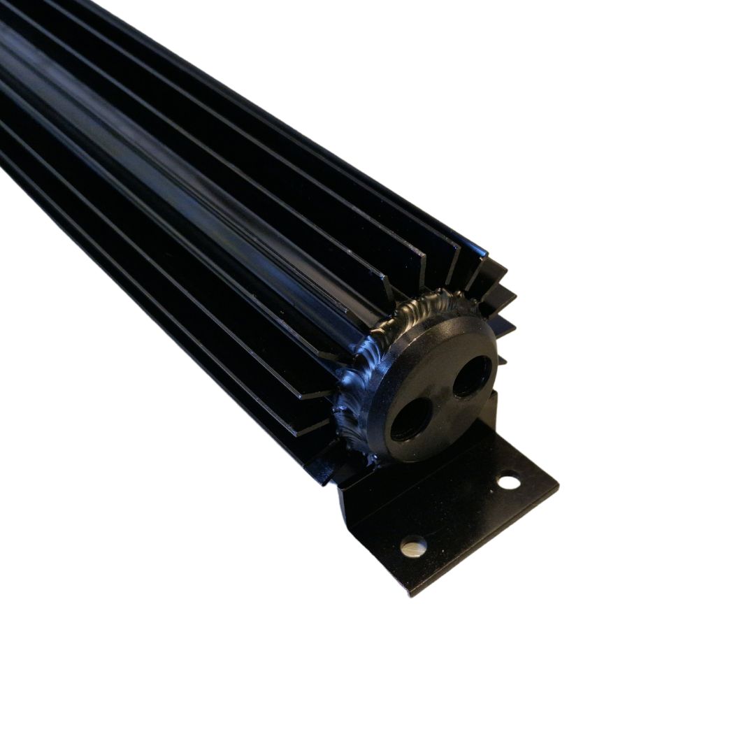 Fuel cooler Black 1/4" NPT 36.5cm (2 row)