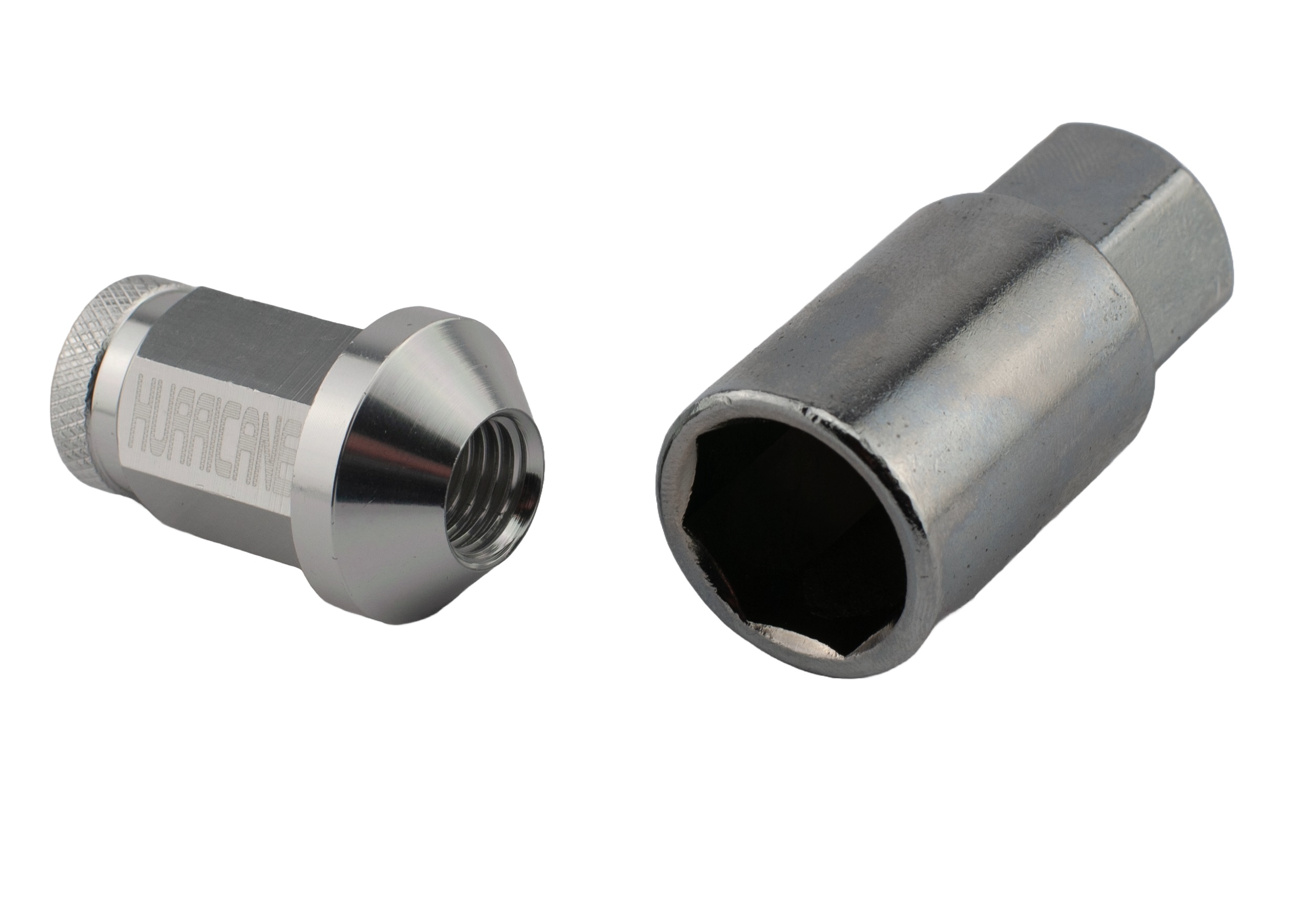 Wheel Nut Aluminum Silver M12x1,25 (39mm)