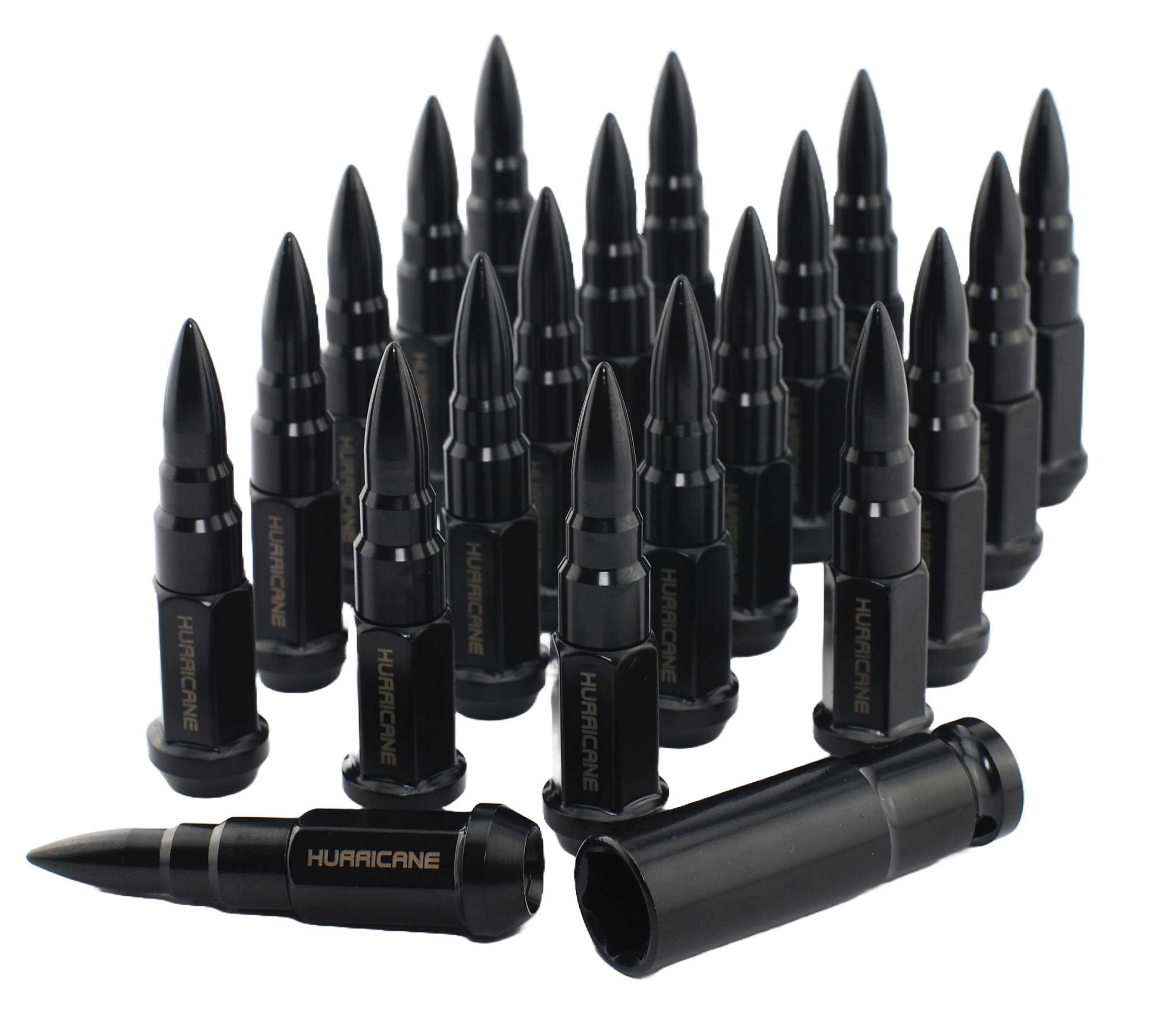 Wheel Nut Aluminum Black M12x1,25