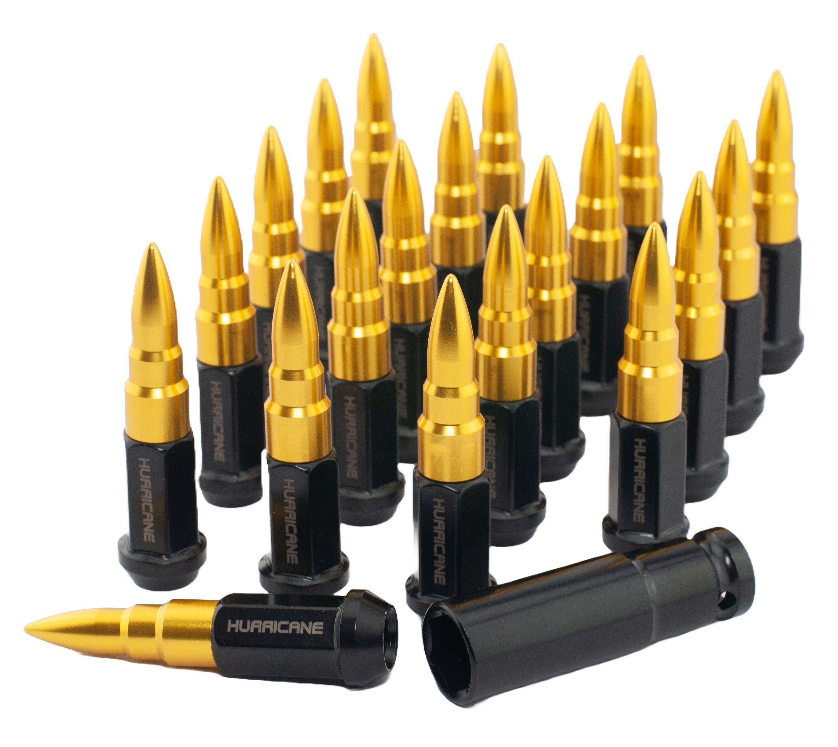 Wheel Nut Kit Aluminum Gold M12x1.25