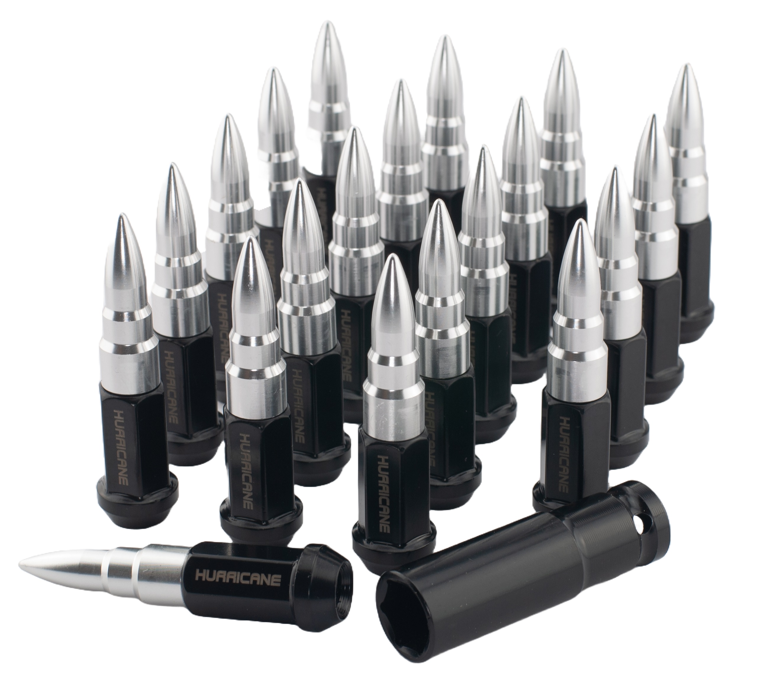 Wheel Nut Aluminum Silver M12x1,25