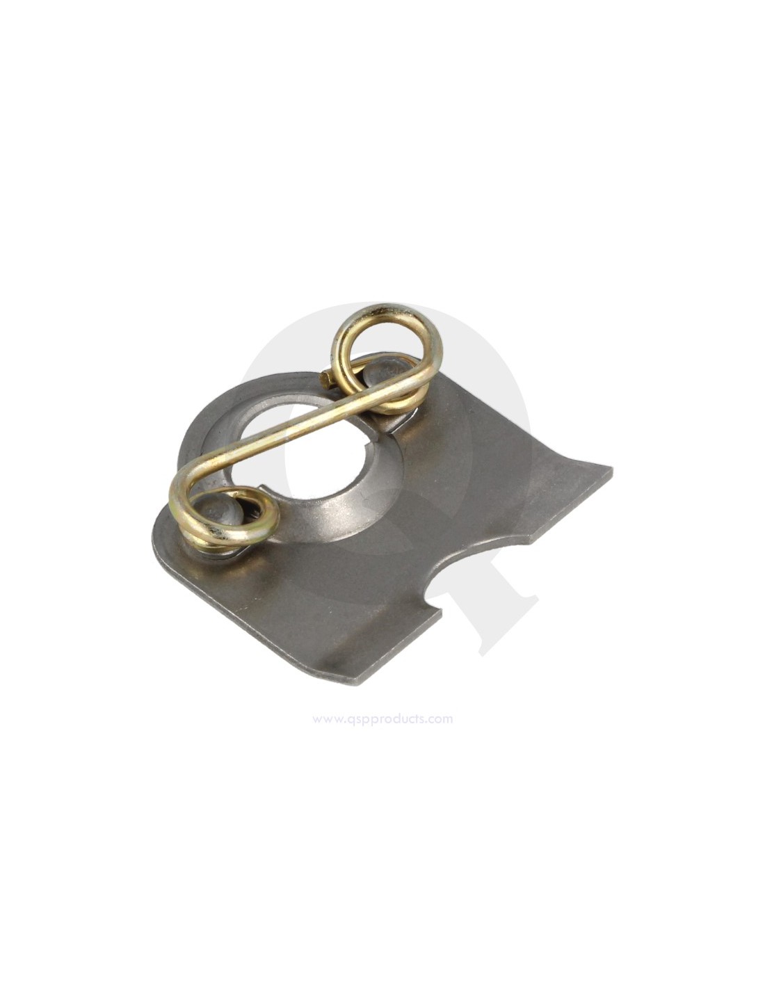 QSP DZUS Welding plate with spring for Bracket