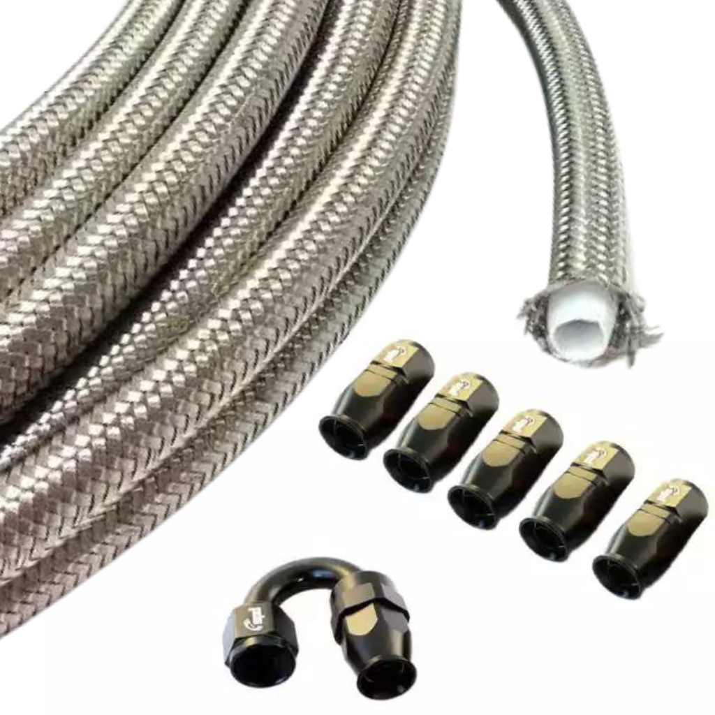 SPD Hose kit AN8 Steel PTFE E85 / Bensin