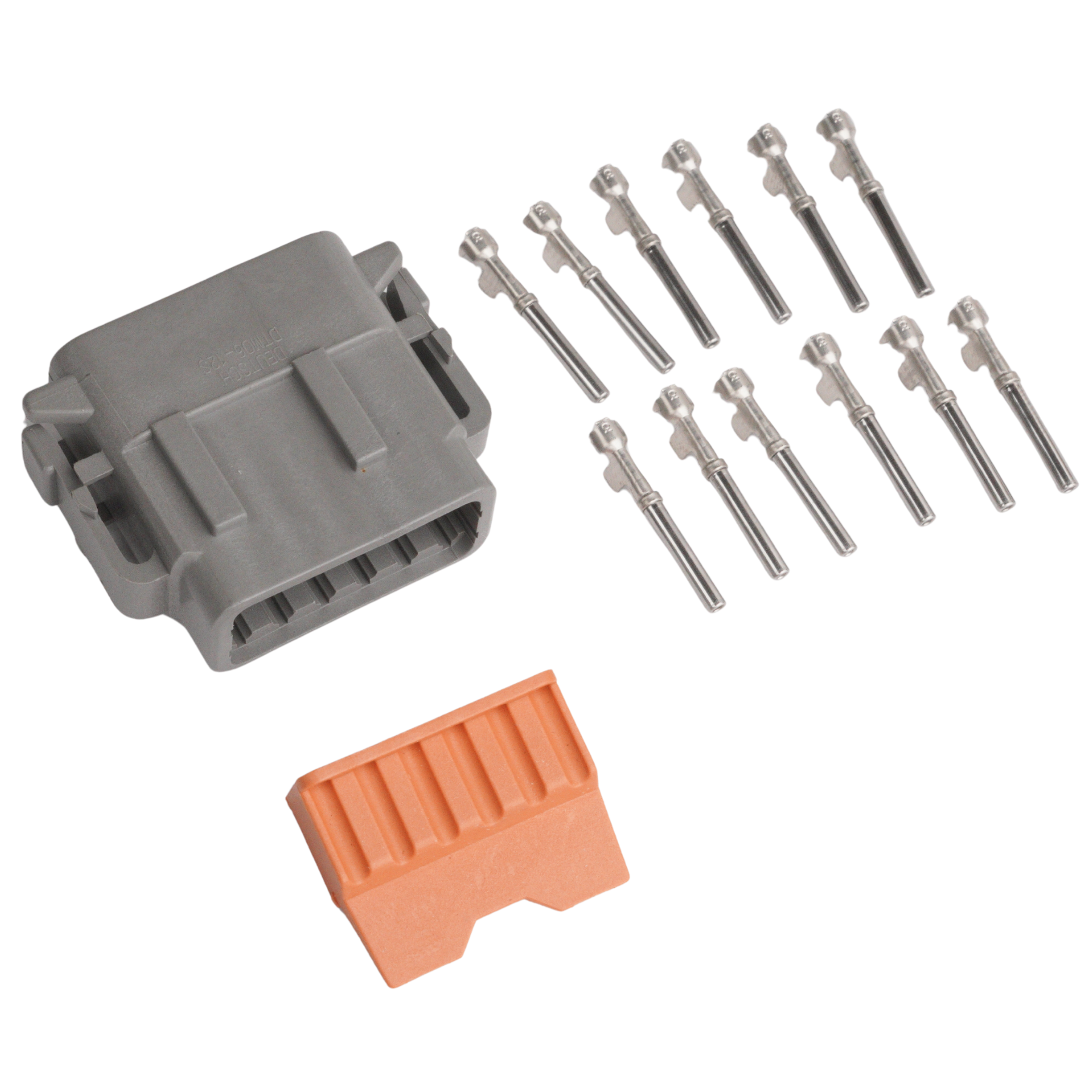 Connector 12-pin DTM series male