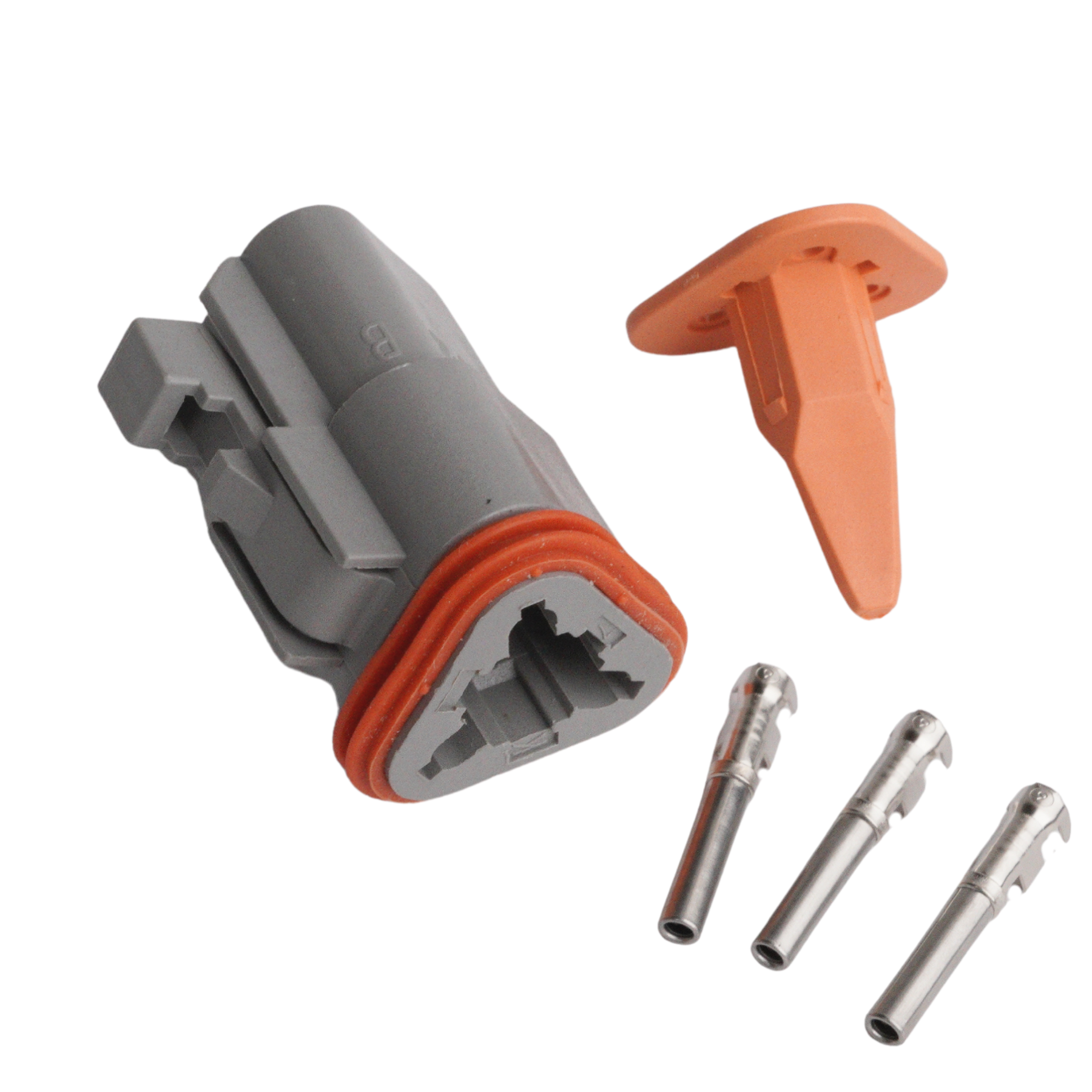 Connector 3-pin DT series male