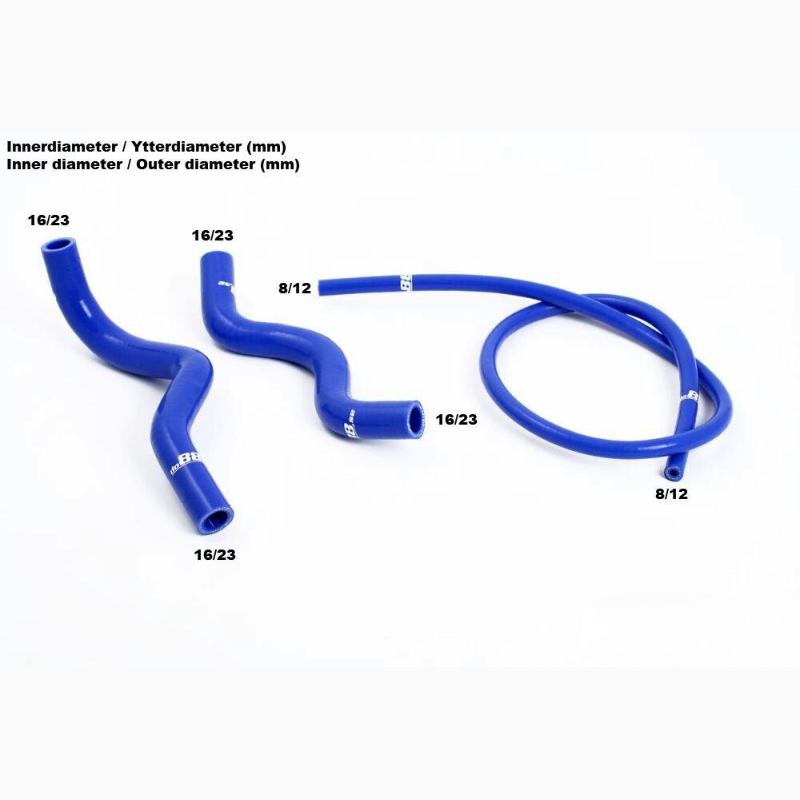 Volvo 240 Radiator hoses complement Black