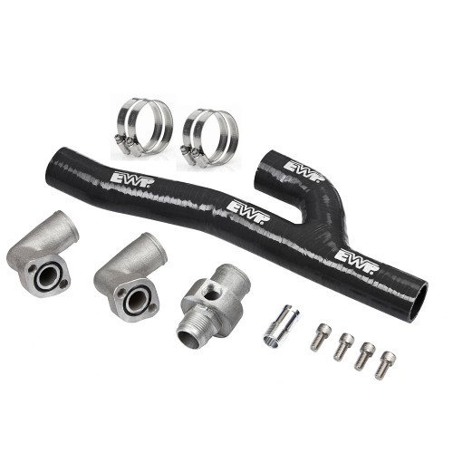 Davies Craig Chevrolet Big Block Water Pump Delete adapter kit (Black hose)