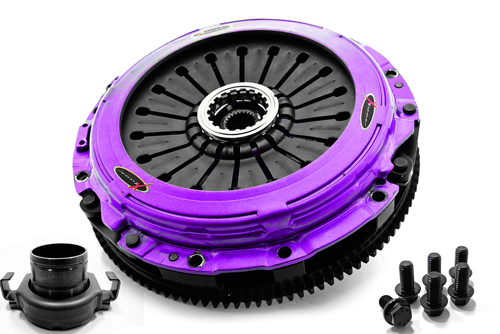 MITSUBISHI LANCER EVO V (CP9A. CT9A) - 230mm Rigid Ceramic Twin Plate Clutch Kit Incl Flywheel 1800Nm
