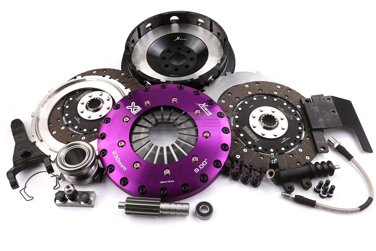 TOYOTA SUPRA 3.0 i Bi-Turbo (JZA80_) - 230mm Organic Twin Plate Clutch Kit Incl Flywheel 1200Nm