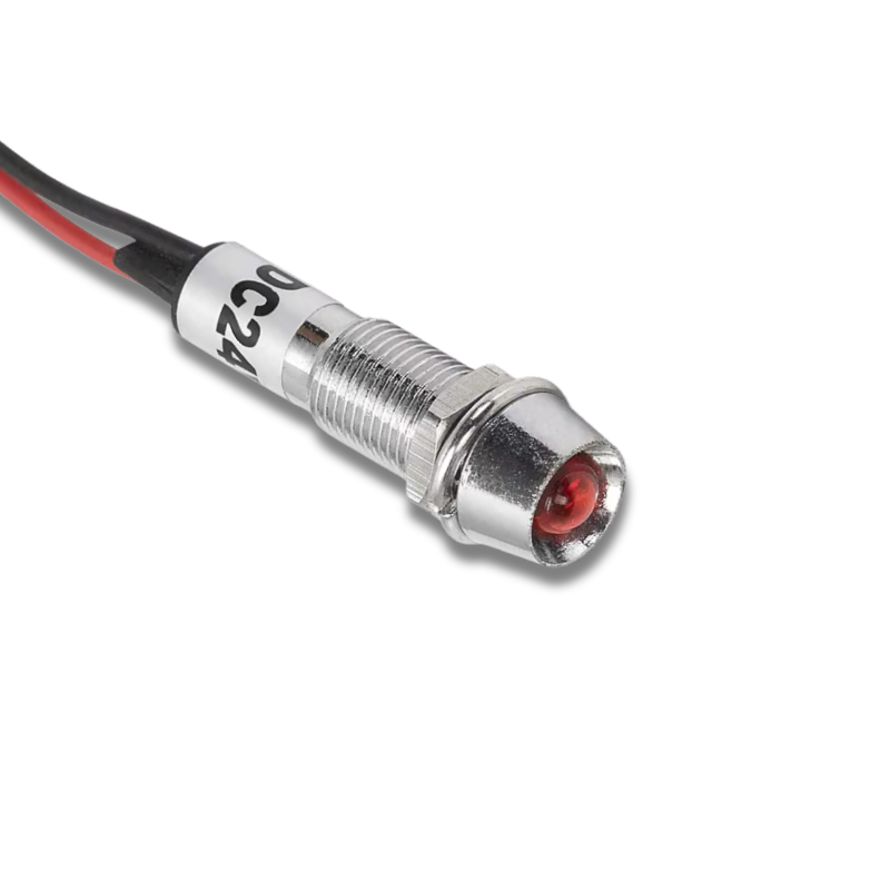 Yellow Led lamp 8mm