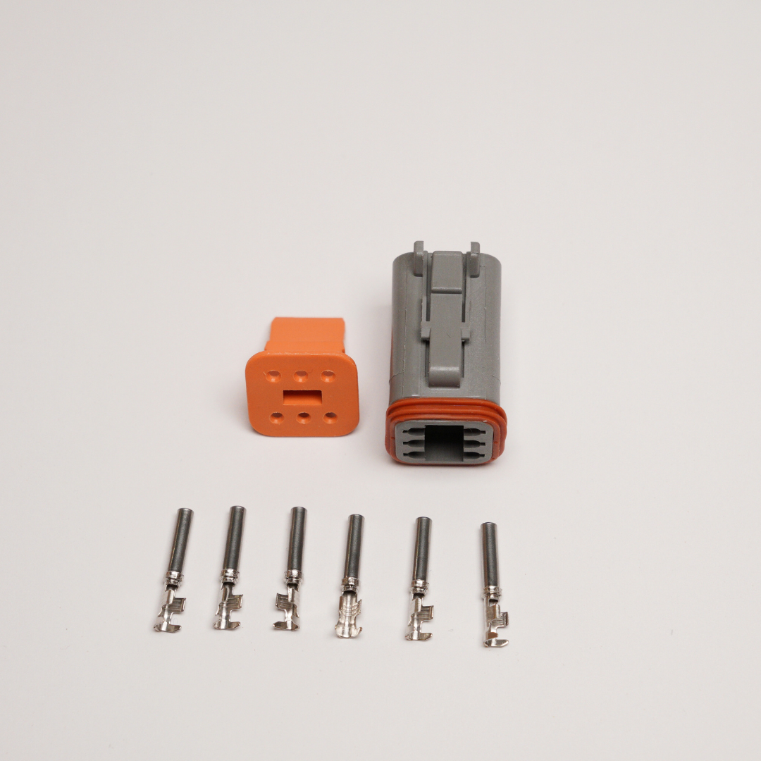 Connector 6-pin DT series male