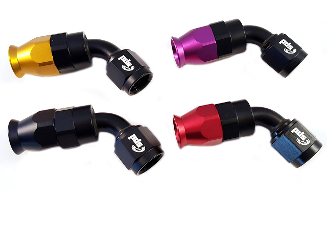 AN10 hose end 60 ° PTFE