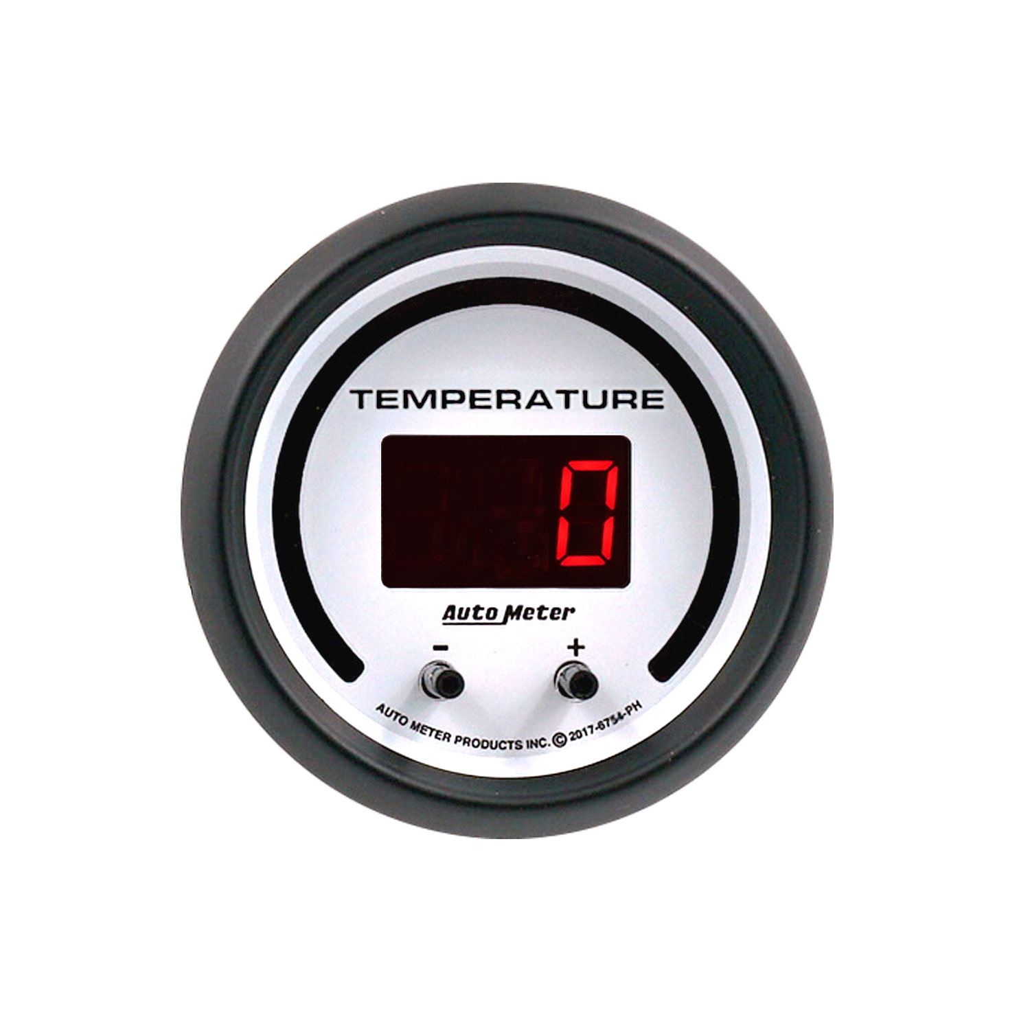 2-1/16" Two Channel Fluid Temperature, Selectable Scale ºf / ºc, Phantom Elite Digital