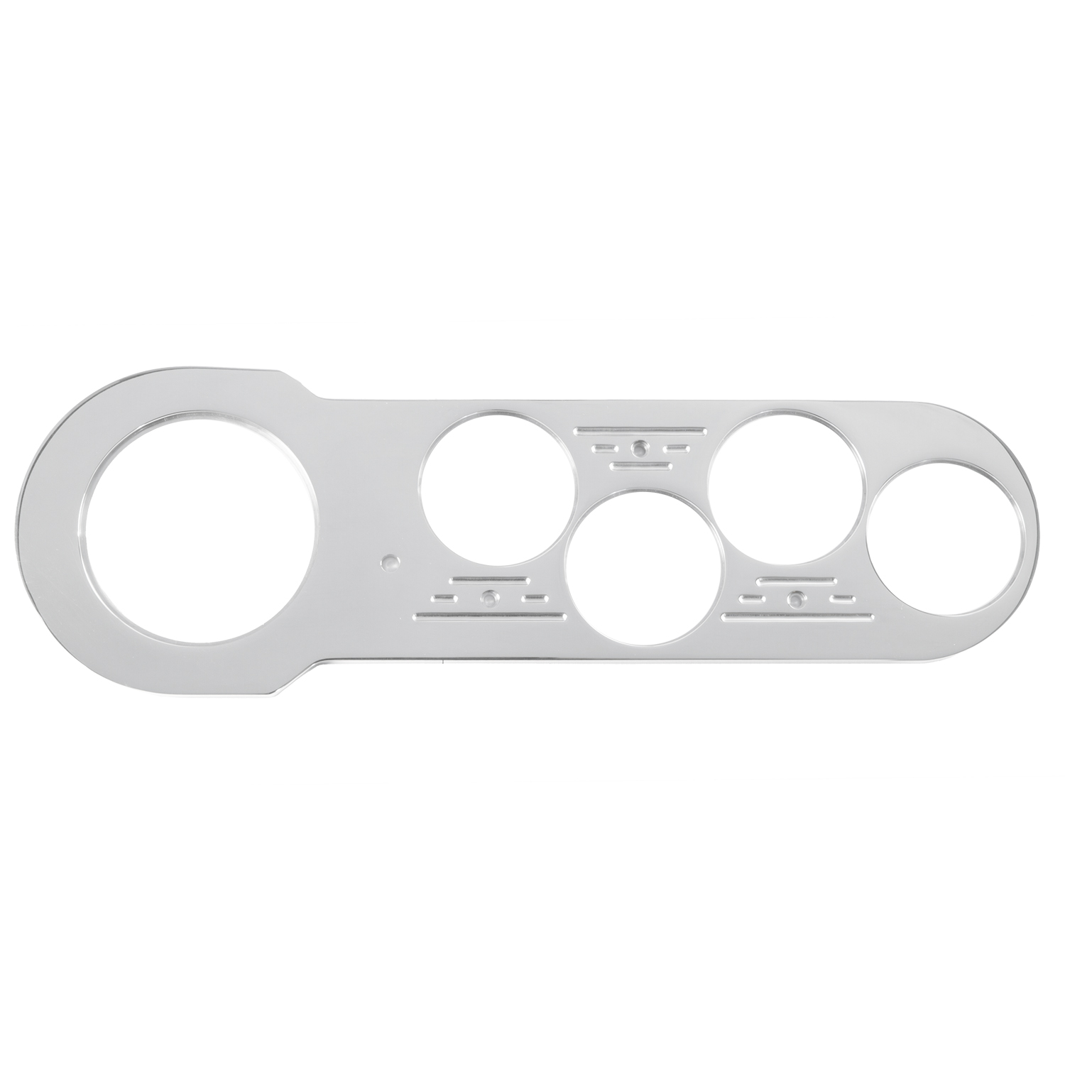 5 Gauge Direct-Fit Dash Kit, Chevy Car 53-54, Old Tyme White