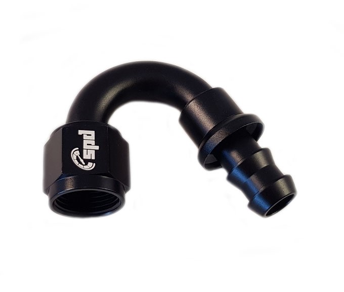 AN12 hose end 150 ° Push On