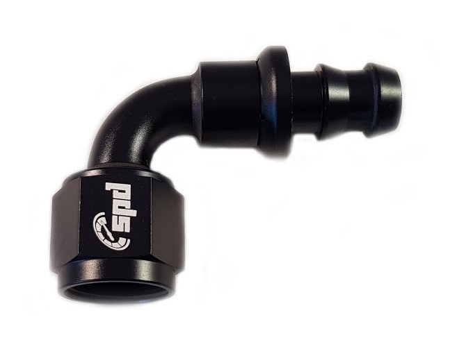 AN12 hose end 90 ° Push On