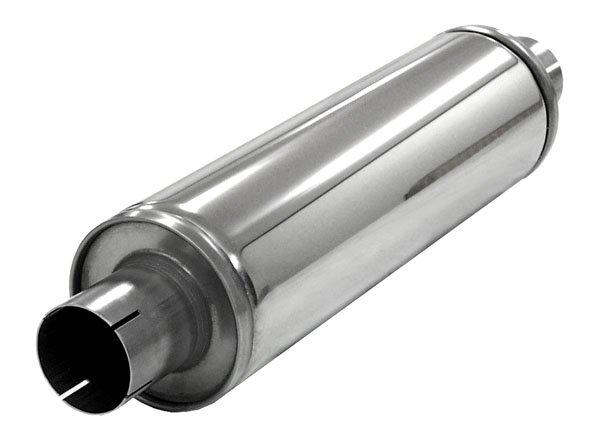 Silencer round 2.5" sleeves Stainless steel