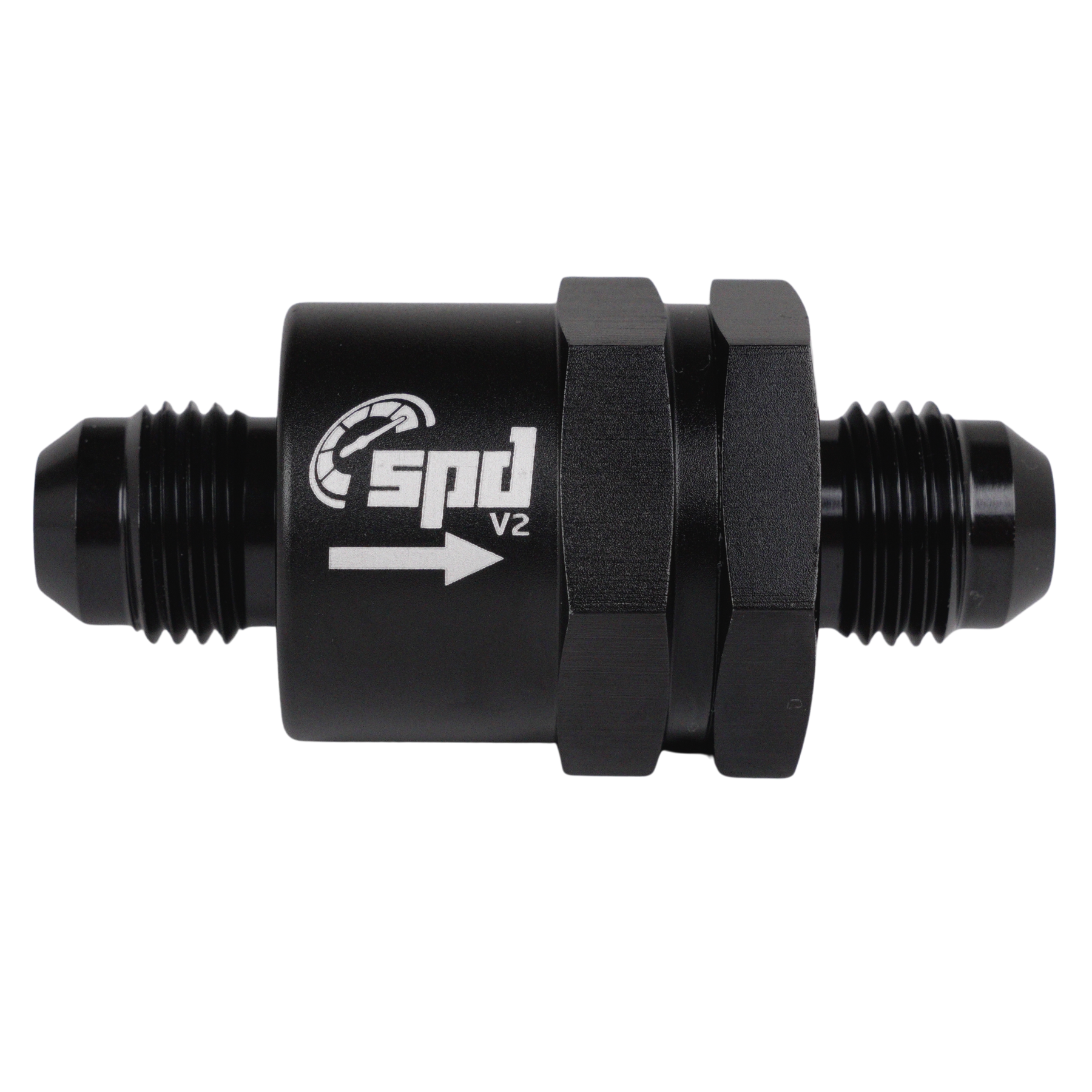 SPD V2 Check valve Full flow AN8 black