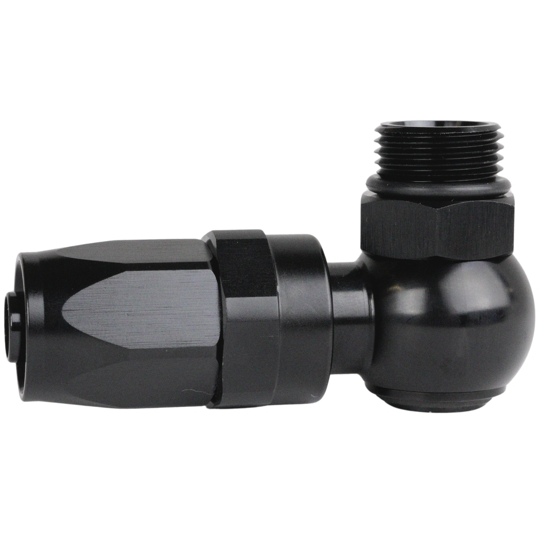 AN4 Banjo 90° short elbow - hose end