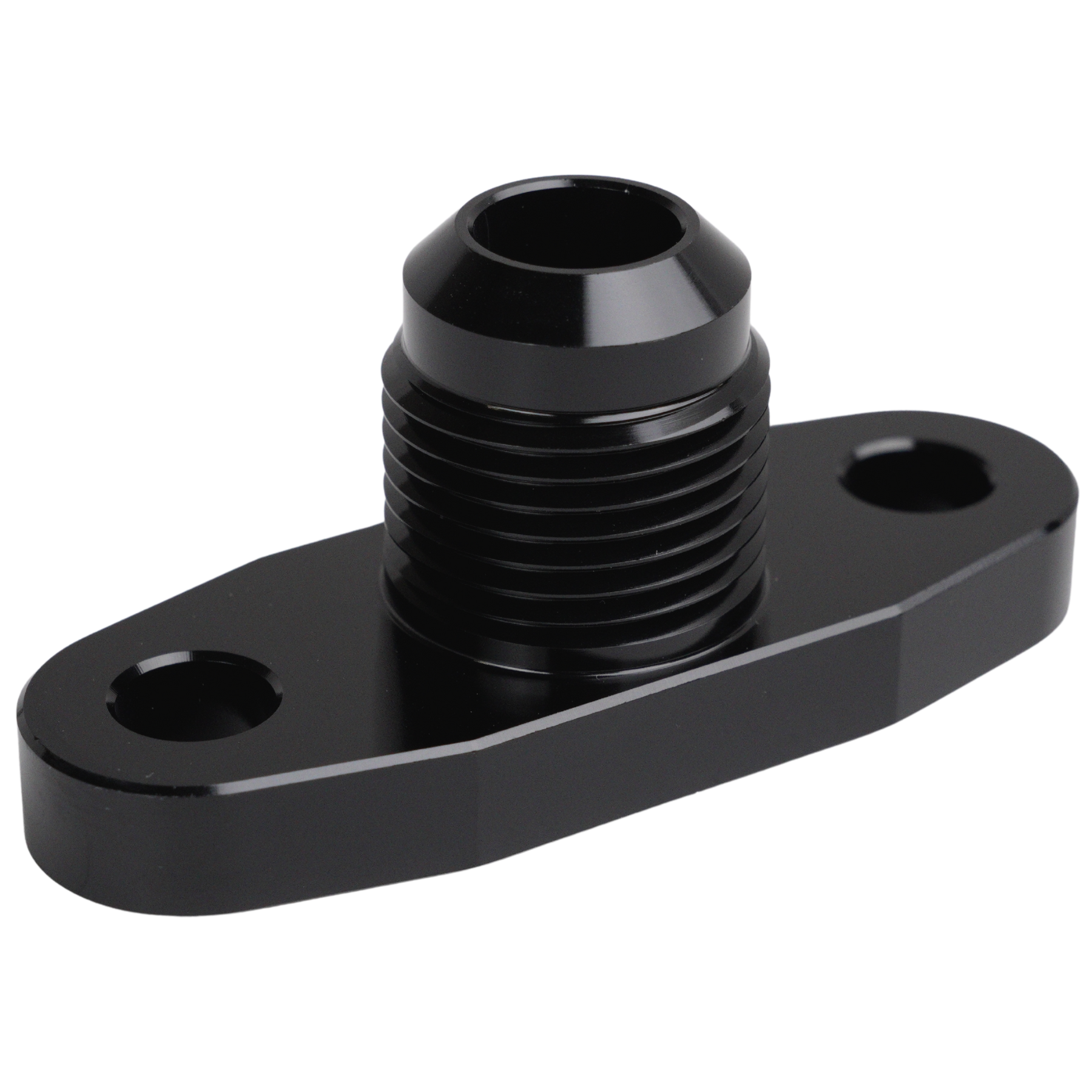 AN10 oil return flange Aluminum CC51