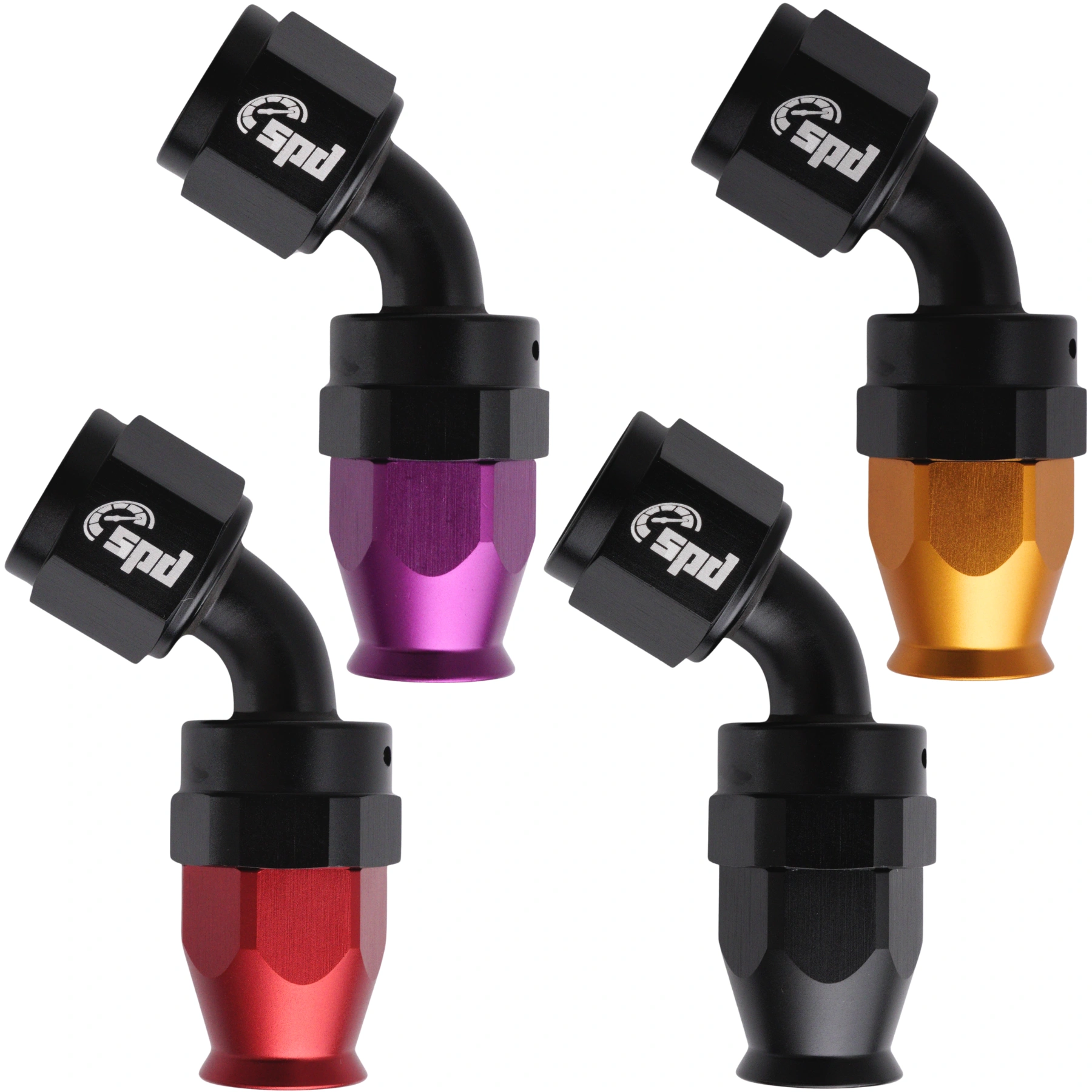 AN10 hose end 60 ° PTFE