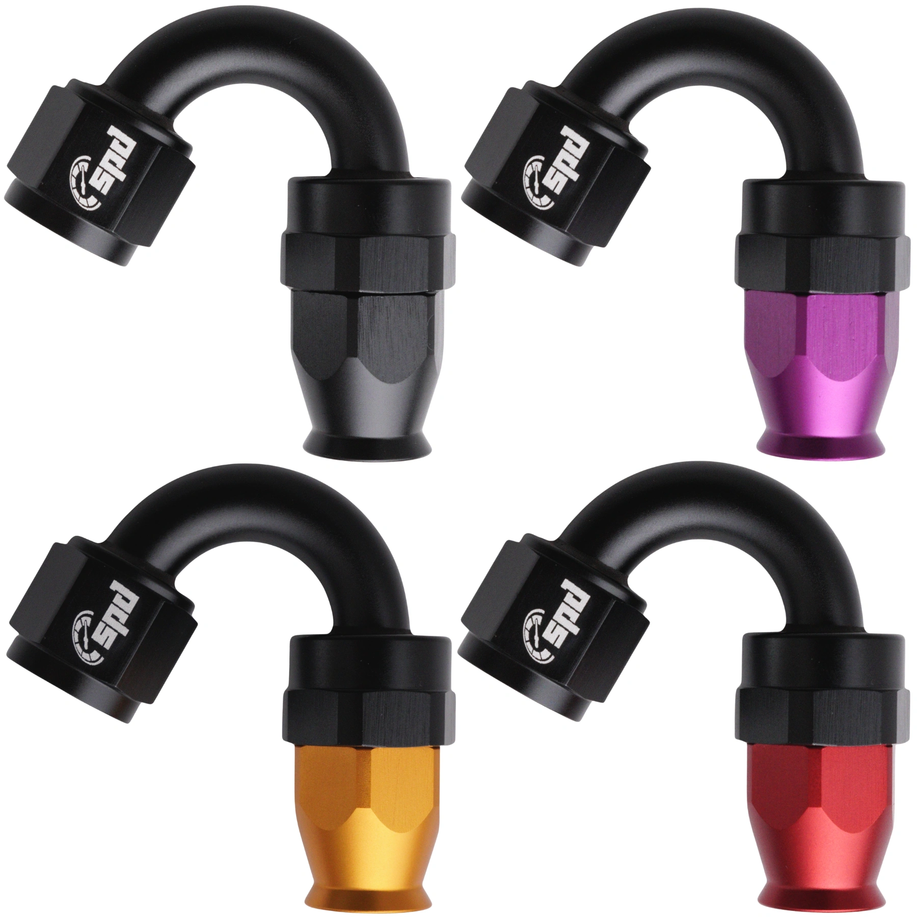 An8 hose end 150 ° PTFE