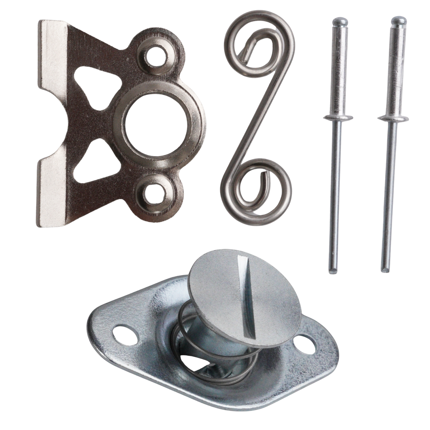 DZUS Screw Fastener & Weld Plate with Spring – Complete Kit