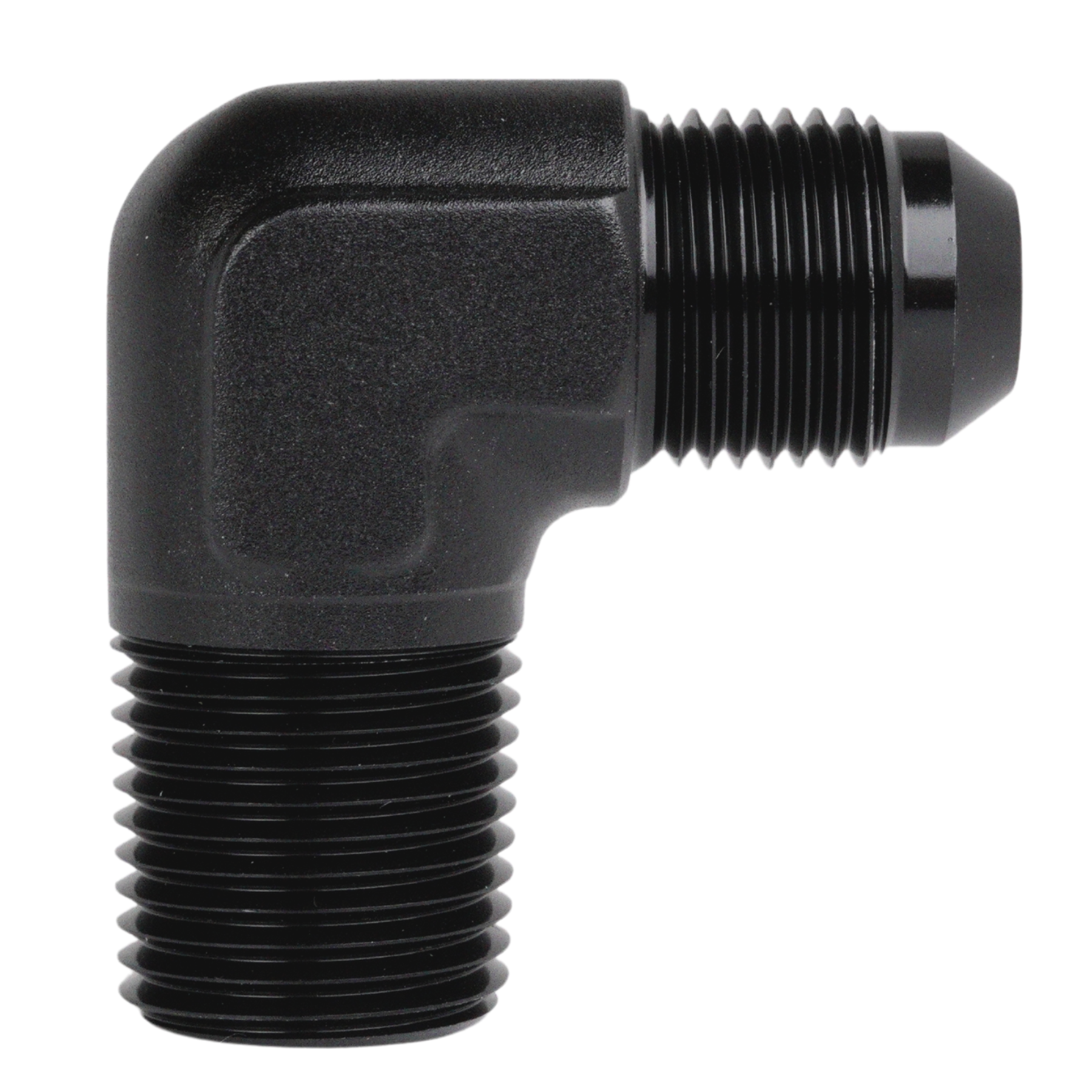 AN8 - 1/2" NPT Adapter forged 90 °