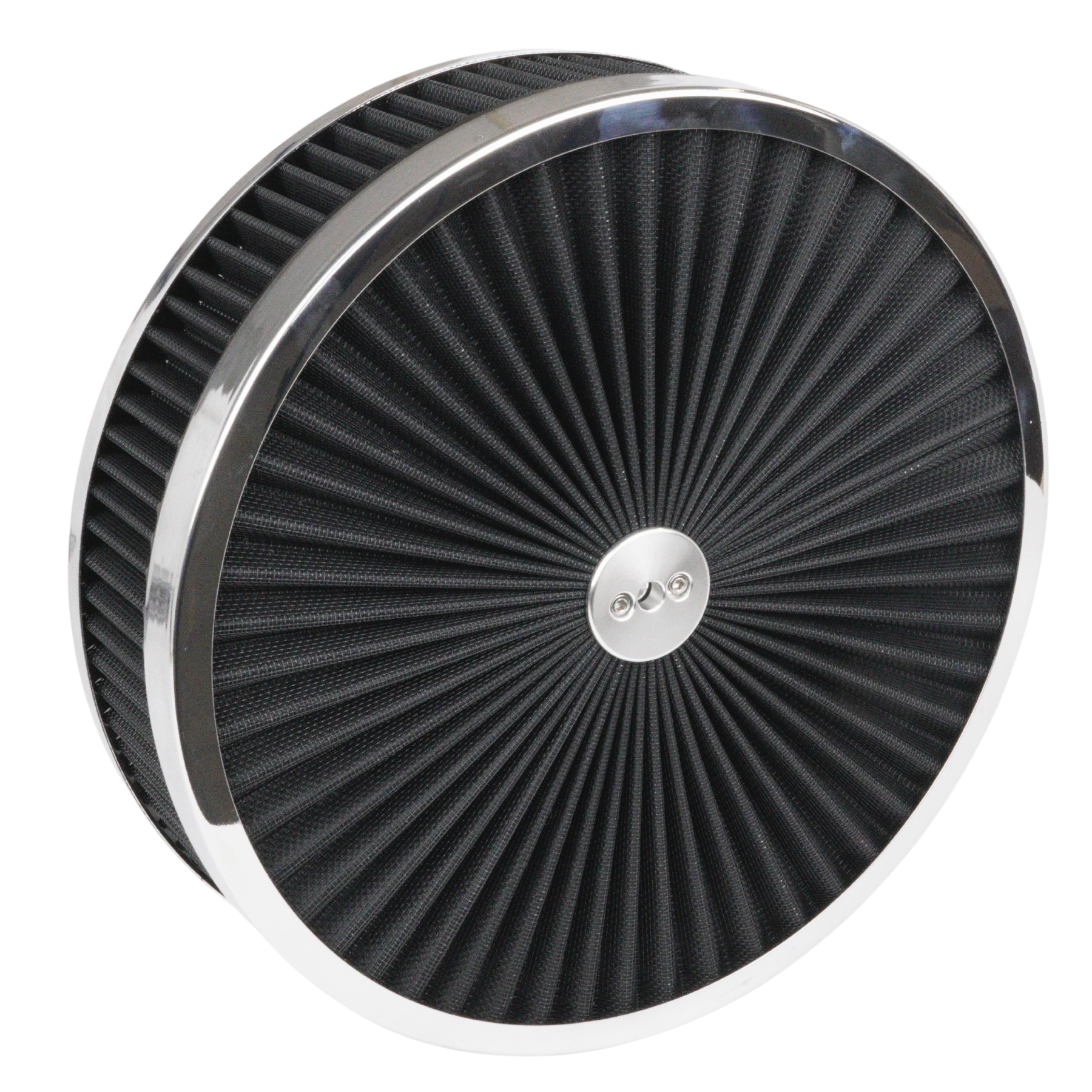 14" Air cleaner / Air filter Black/Silver