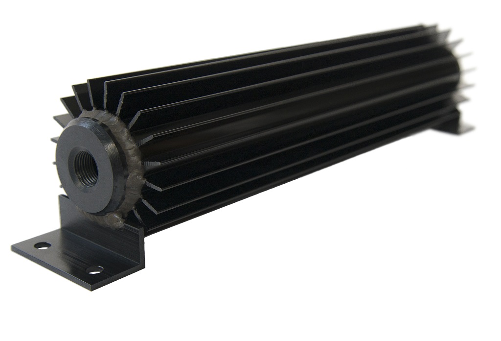 Fuel cooler Black 3/8" NPT 33cm