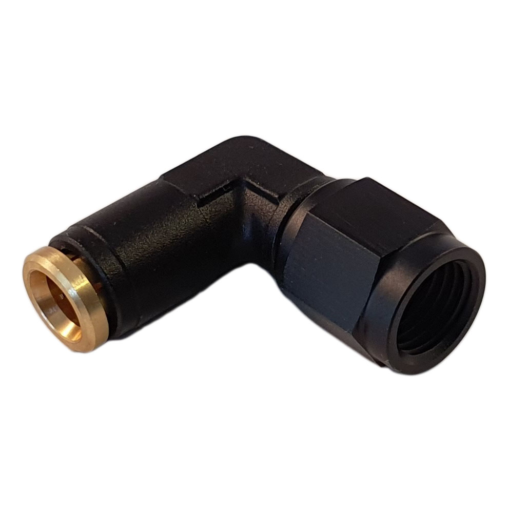 90° - AN4 Pneumatic fitting (1/4" hose)