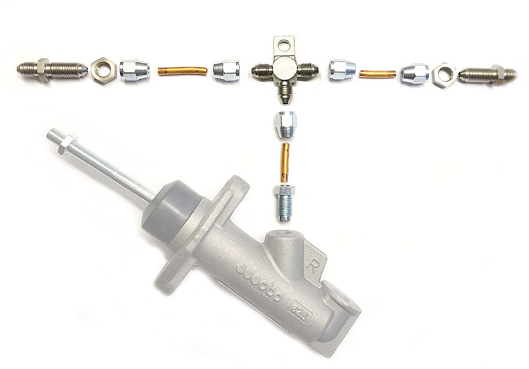 Brake pipe mounting kit