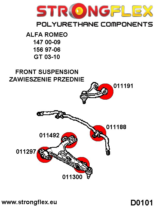 Front lower wishbone outer bush