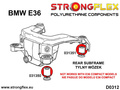 Rear beam - rear mounting bush SPORT