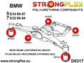 Rear beam mount bush