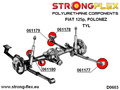 Rear suspension spring shackle bush sport