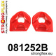 Engine rear mount inserts