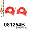 Engine left lower mount inserts