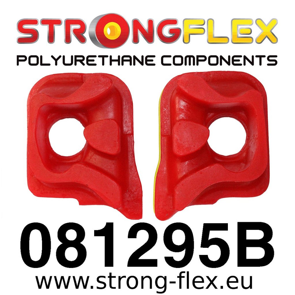 Engine front mount inserts
